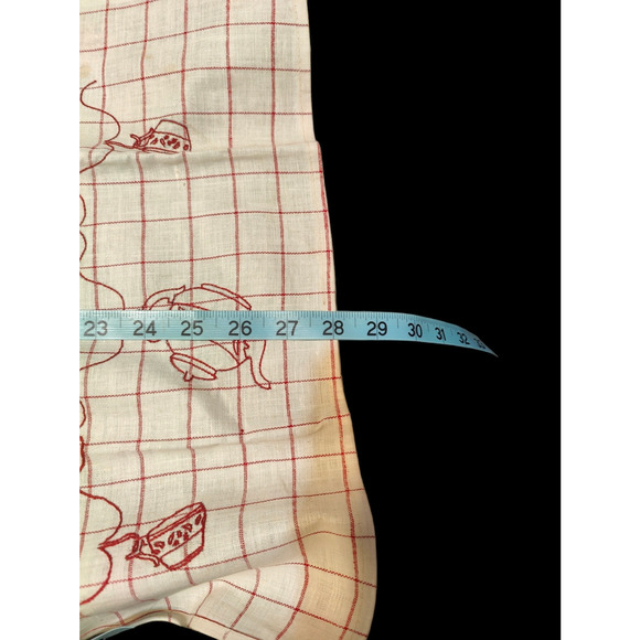 4 Vintage Hand Embroidered Tea Towels - Picture 6 of 14